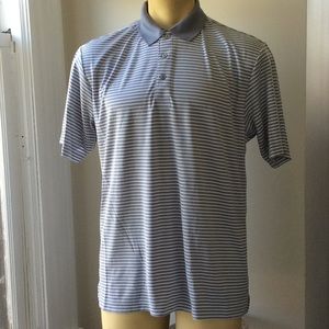 PGA Tour Polo Golf Shirt White/Gray Men’s Size L